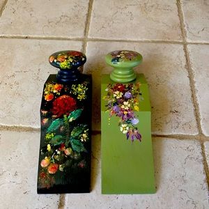 Hand painted door stoppers